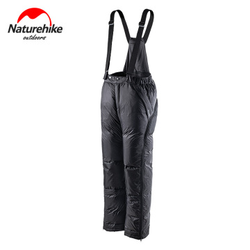 Naturehike Men's Pants Insulated Windproof Water-repellent Bib Overalls Winter Camping Outdoor Sports trousers Suspenders