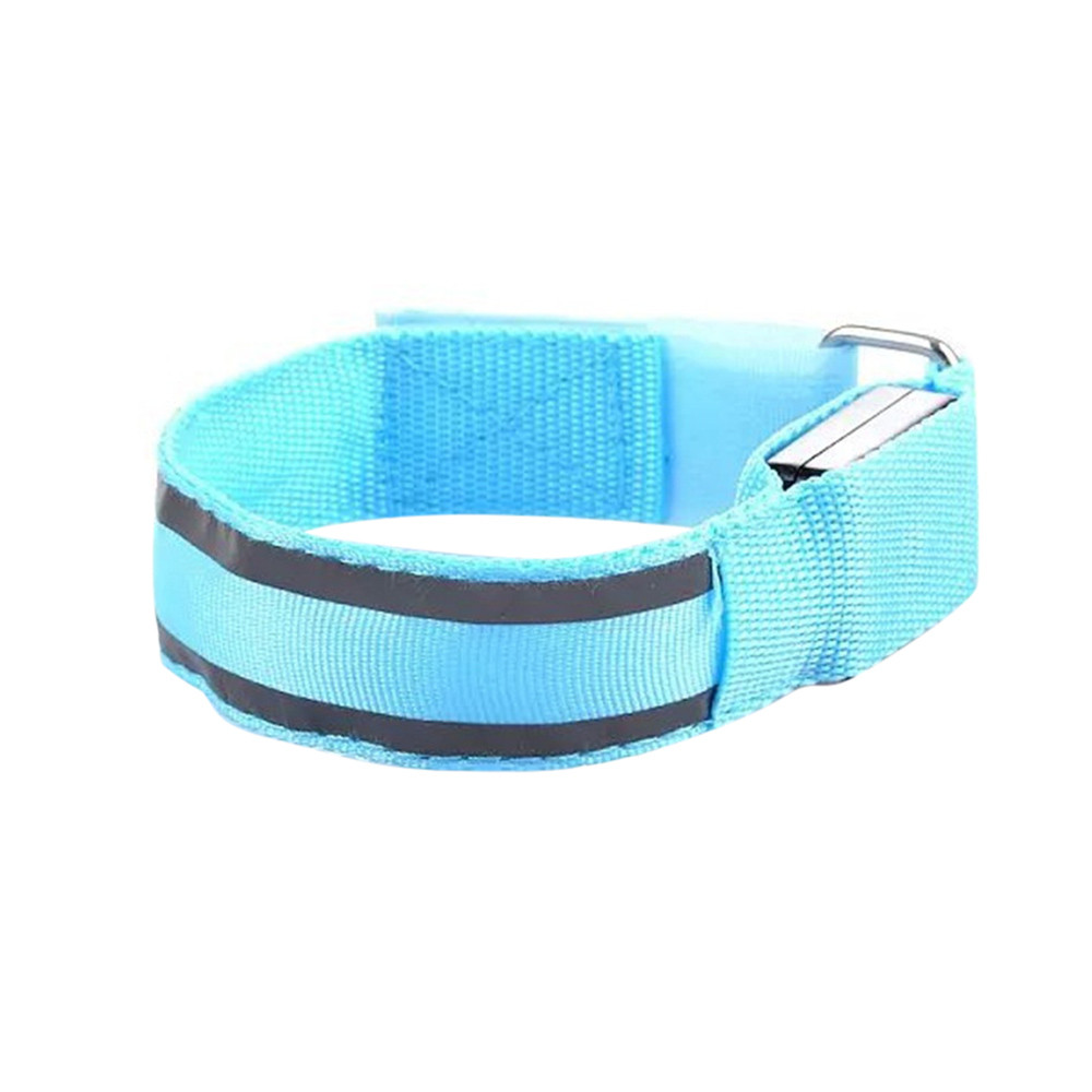 Wrist Support Led Reflective Light Arm Armband Strap Safety Belts For Night Running Cycling Wristband Strap Wrist Bracelets New