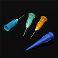 JimBon 1Set Liquid Dispenser Solder Paste Welding Fluxes Adhesive Glue Syringe Dispensing Needle Sets for Welding Tools