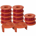 1 Or 14Pcs/pack 10ft Line String Trimmer Spool+Cap Cover For WORX WA0010 WG151 WG160 WG165 WG180