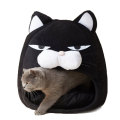 Cartoon Cat Bed House Winter Warm Fleece Washable Soft Dog Nest Cat Cave Tent For Sleeping Waterproof Pets Sleep Bags Supplies