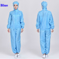 Unisex Dustproof Workshop Split Clean Clothes Anti-static Tops Pants Overalls Hooded Work Uniforms Waterproof
