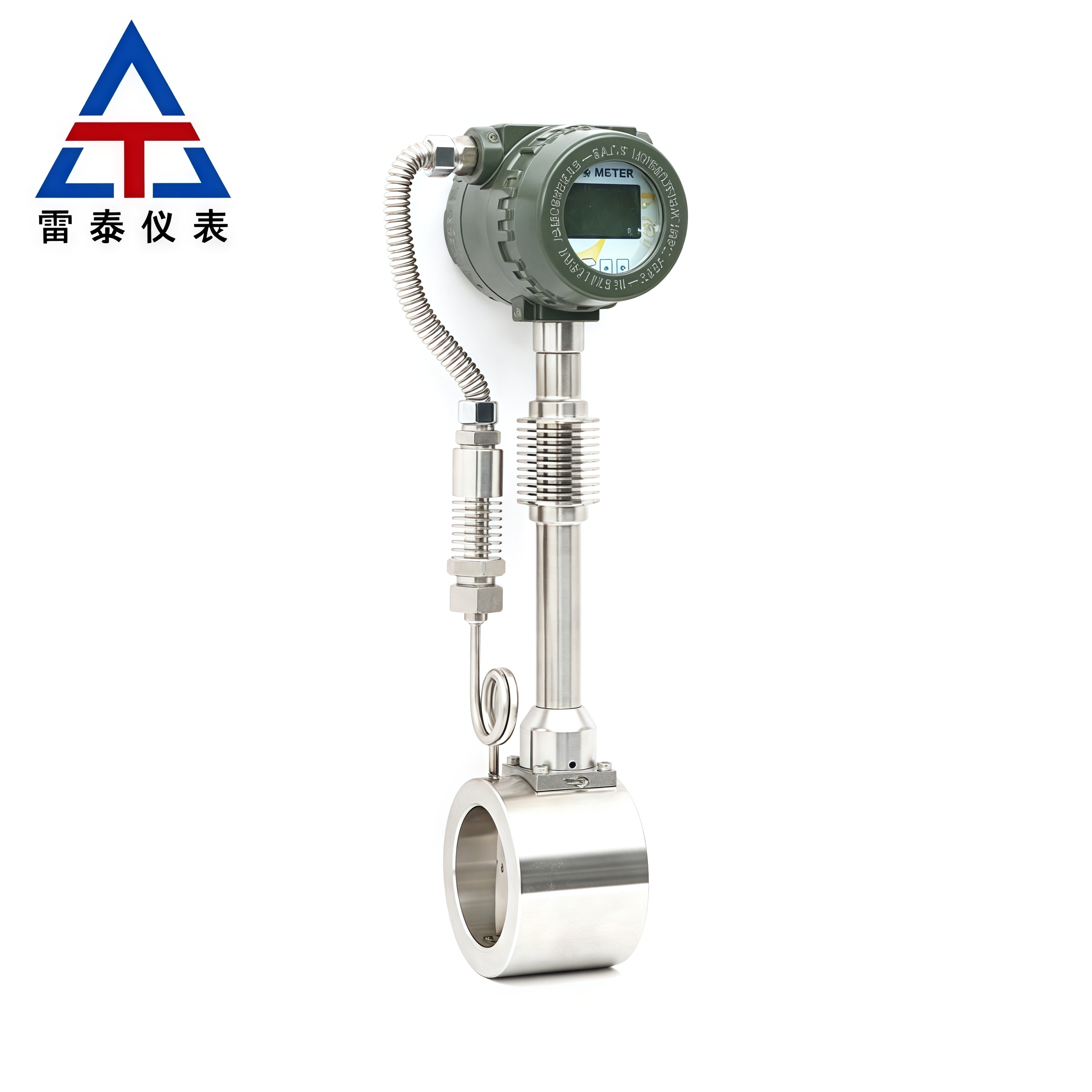 Vortex street flowmeter