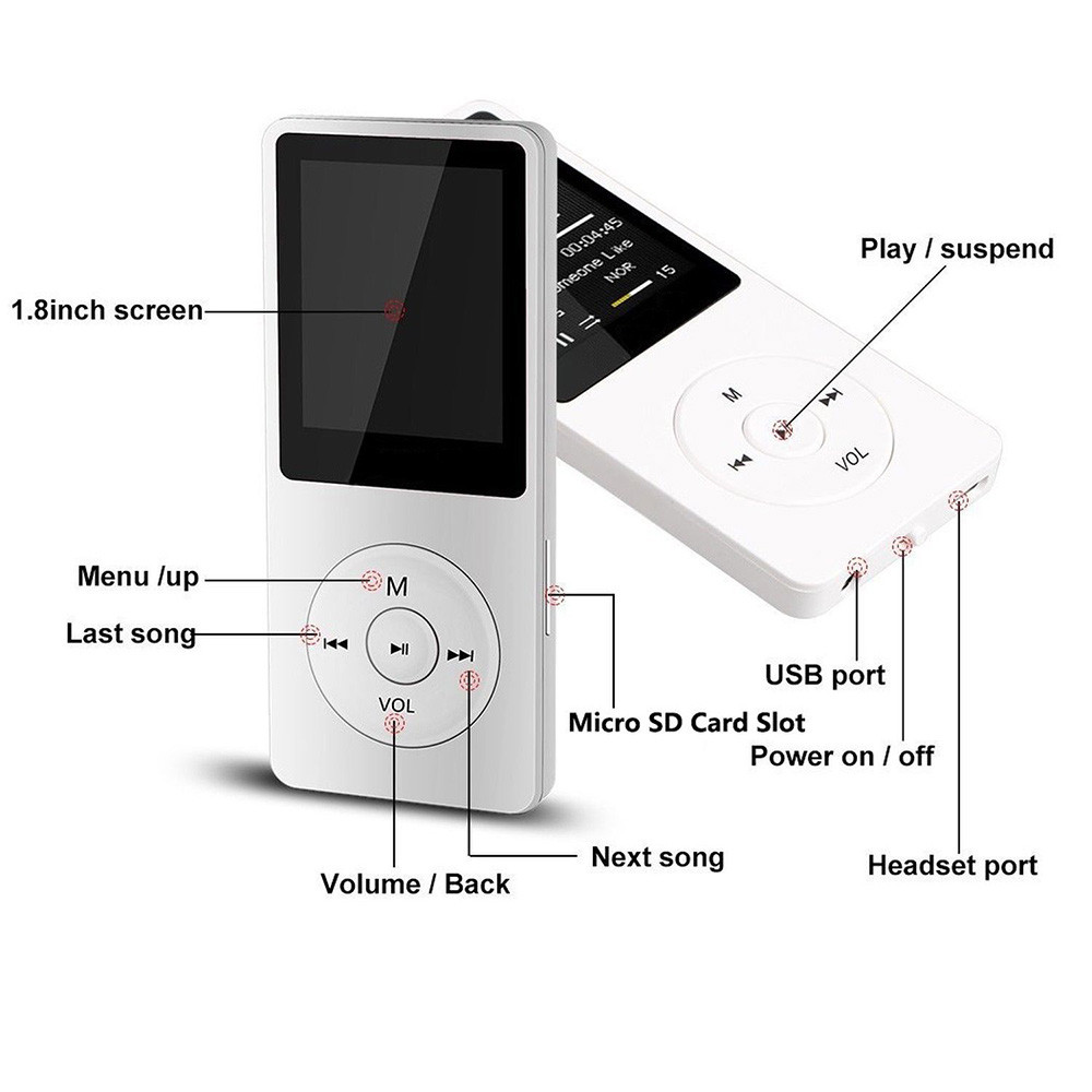 Dropshipping 2021 Mini Portable MP3 MP4 Player LCD Screen Fm Radio Video Games Movie MP3 Features radio FM USB