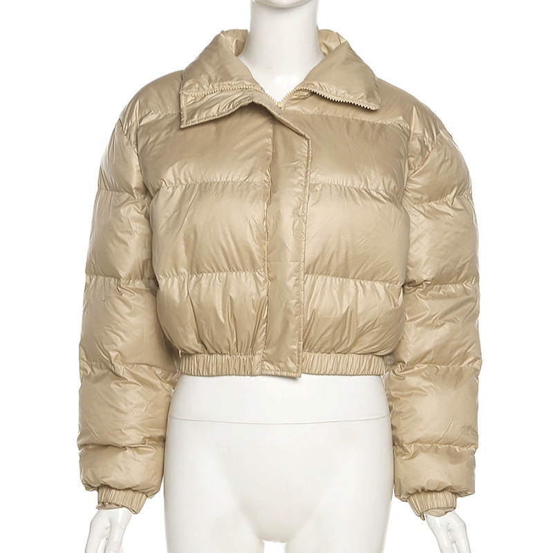 Cropped Jacket Zip Up