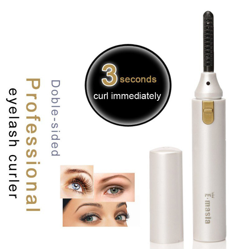 1PC Electric Eyelash Perm Mini Partial Double-sided Permanent Curling Eyelash Curler Portable Beauty Eyelash Makeup Tools