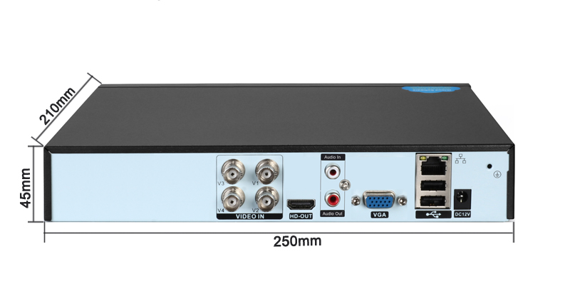 WIn10 Interface 5mp Surveillance Camera H.265+ Hi3531D Xmeye 8 Channel 4CH 8CH 16CH 6 in 1 WIFI Hybrid CVI TVi NVR AHD CCTV DVR
