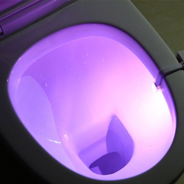 Smart Motion Sensor Toilet Seat Night Light 8 Colors Waterproof Backlight For Toilet Bowl LED Lamp WC Toilet Light