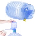 1pc Hand Plastic Press Pump Dispenser Bottled Drinking Water Home Factory Office APR14