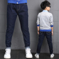 Kids Boys Jeans Trousers Spring and Autumn Children's Pants Baby Boy Jeans Navy Blue Color 3-10 Ages