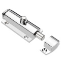 Silver Zinc Alloy Door Bolt Latch Press Sliding Locks Window Gate Safety Locks Home Hardware