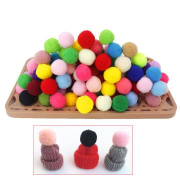 30-100pcs 30mm Pompom Mini Soft Pom Poms Fluffy Plush Ball Kid Toys Handmade Wedding Decor DIY Craft Supplies