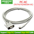 TP-XC TH-XC TG-XC MD204-XC For Xinje HMI Touch Pannel Connect Xinje PLC Communication Cable XVP Cable