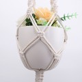 Handmade Macrame Plant Hanger Vintage Cotton Linen Flower Pot Holder Indoor Wall Hanging Basket Boho Wedding Home Garden Decor