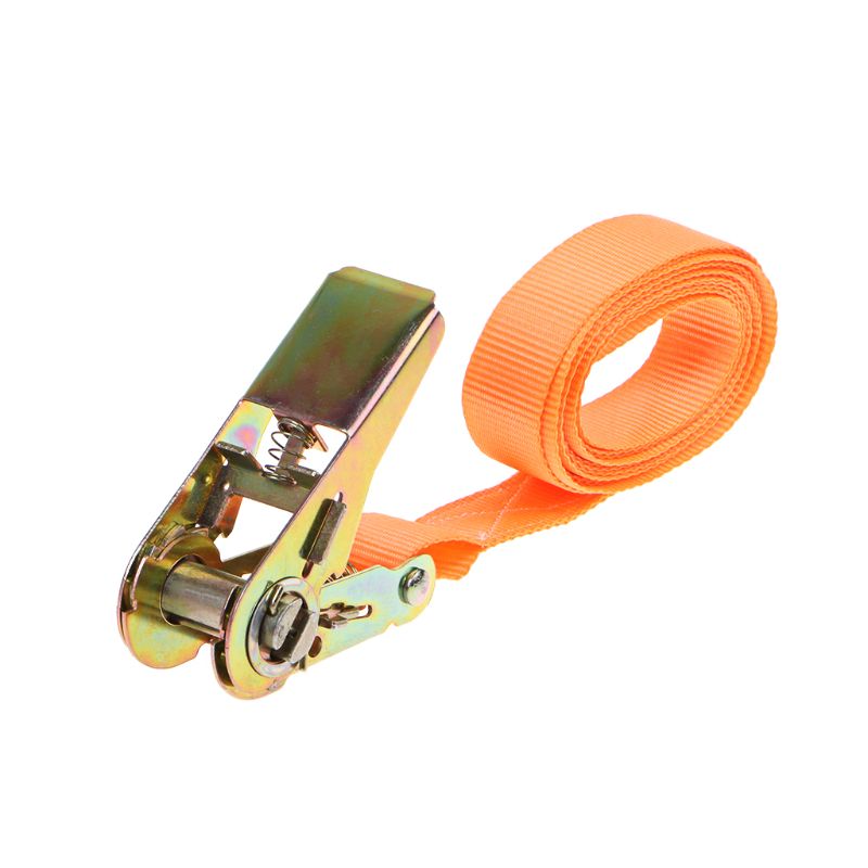 1Pc Porable 1/3/4/6m Heavy Duty Tie Down Cargo Strap Luggage Lashing Strong Ratchet Strap Belt With Metal Buckle