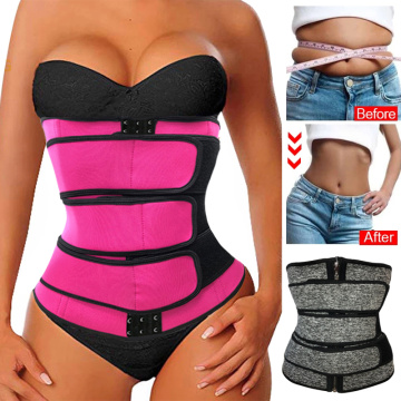 Faja Shapewear Neoprene Sauna Women Waist Trainer Corset Sweat Belt Weight Loss Compression Trimmer Workout Sheath Belly Shaper