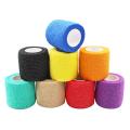 24PCS 8 Color 5CM Tattoo Grip Bandage Cover Tattoo Wraps Tapes Nonwoven Waterproof Self Adhesive Finger Wrist Tattoo Accessories