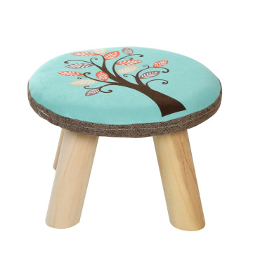 Home Small Stool Solid Wood Chair Household Small Chair For Shoes Round Stool Adult Sofa Low Stool Creative Chairs