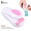 Konco House Portable Bag Clips Mini Electric Heat Sealing Machine Impulse Sealer Seal Packing Plastic Bag Clip work with battery