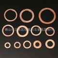 300PCs Copper Washer Nut and Bolt Set Flat Ring Seal Assortment Kit for Sump Plugs Water M5/M6/M8/M10/M12/M14