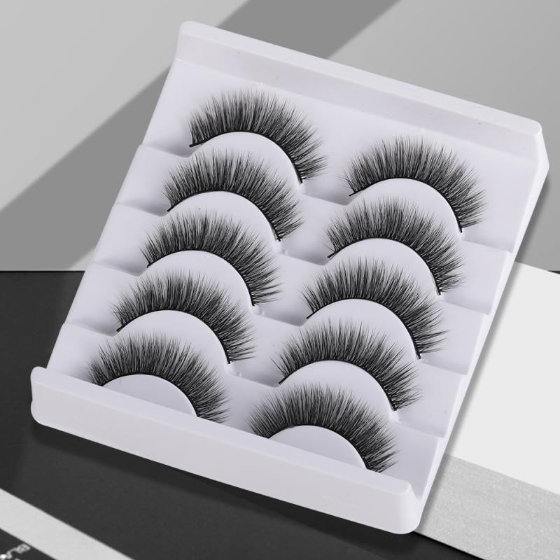 5Pairs/set 3D Mink Hair False Eyelashes Natural Thick Long Curl Eye Lashes Sexy Big Eye Makeup 28 Types Optional Cosmetics TSLM2