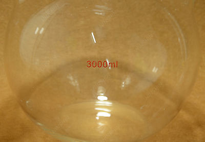 Flat Bottom Glass Flask,3000ml,24/40,Sigle Neck,One Neck,3 Litre,Boiling Bottle