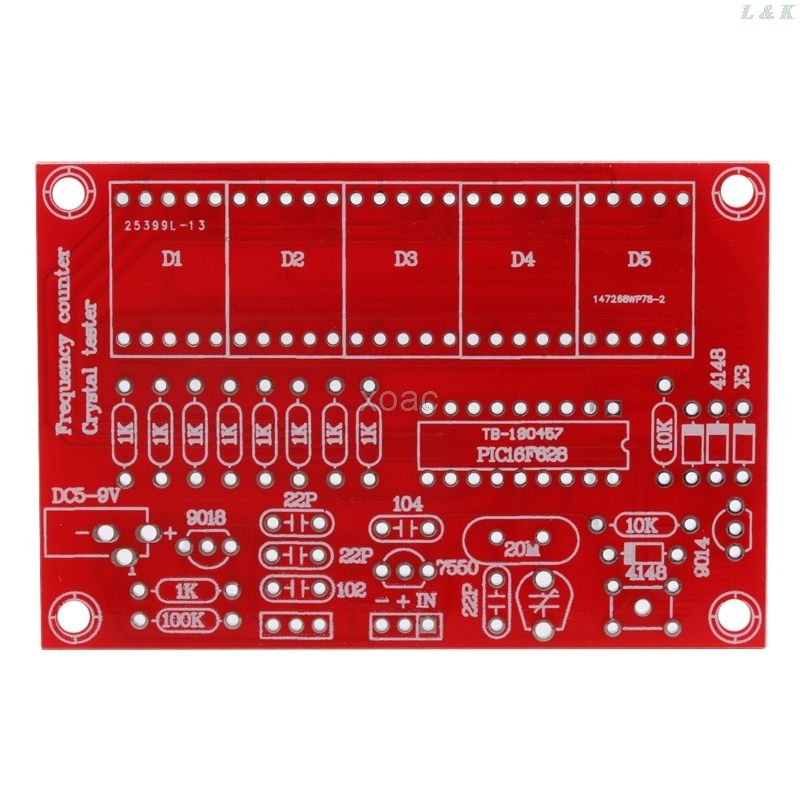 1Hz-50MHz Crystal Oscillator Frequency Counter Meter 5-Digital LED Display Kit M05 dropship L29K