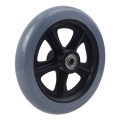 2Pcs 150mm (6") Wheelchair Wheel Accessories PP Rubber Office Chair Caster Wheels Roller Furniture Hardware