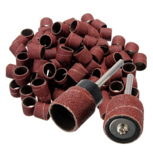GTBL 100 Pieces 1/2 inch Polished sandpaper ring Polishing Abrasive Tape in silicon carbide + 2 Pieces x Rotary Chuck or mandrel