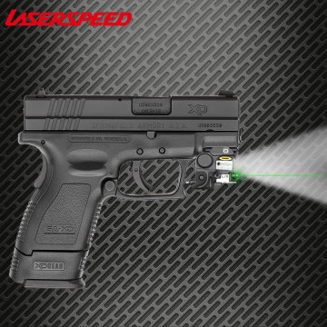 Pistol Mini Light Gun LED Tactical Weapon Light Airsoft Military Hunting Flashlight For Glock Self Defense Laser