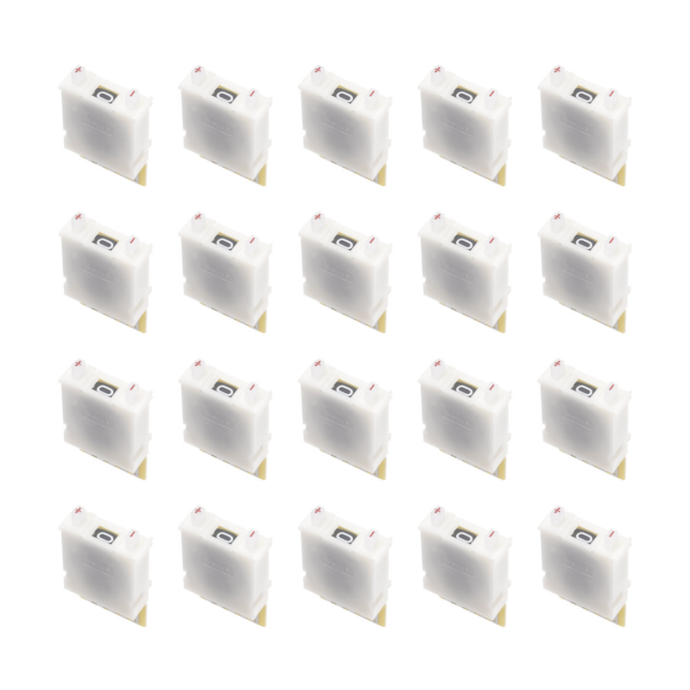 Uxcell KM1/2 White Black DIP Switches BCD Code Thumb wheel Switch 0-9 Digital 30x18x8mm or 40x24x10mm Switch Accessories 20PCS