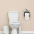 Wall Leaning Bathroom Toilet Paper Holder with Shelf