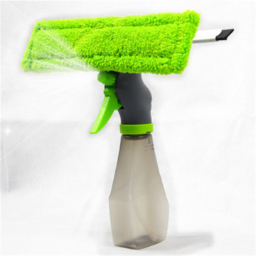 1 X 3 In 1 Spray Dry Scraper Glass Brush Window Cleaner Bottle Wiper Squeegee Cloth Pad Kit Car Cleaning Care Tool #YL1