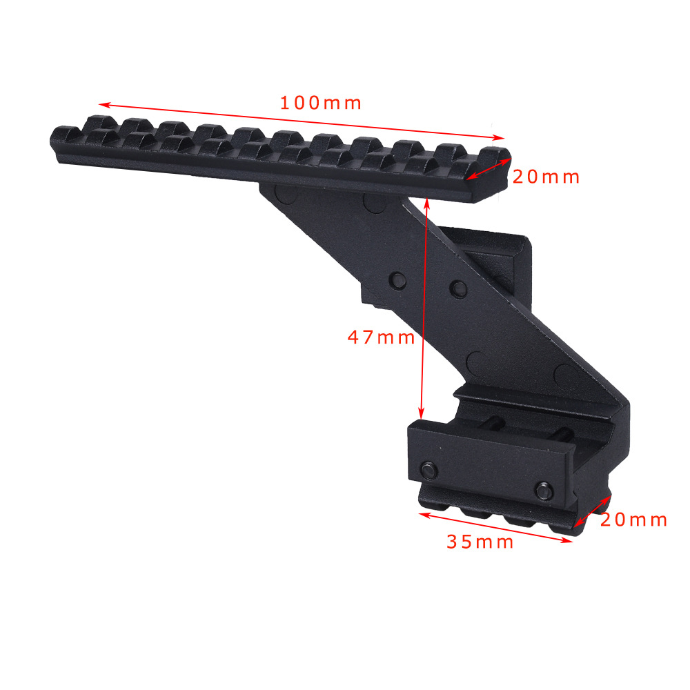 Universal Tactical Glock Metal Bracket Universal Expansion Rail Scope Accessories Aluminum Mount For Glock 17 Accesorios