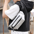 Men Waterproof Waist Bag Black Fashion Travel Outdoor Chest Pack Casual Crossbody Bag Nylon Bum Waist Belt Pouch 3 Colors