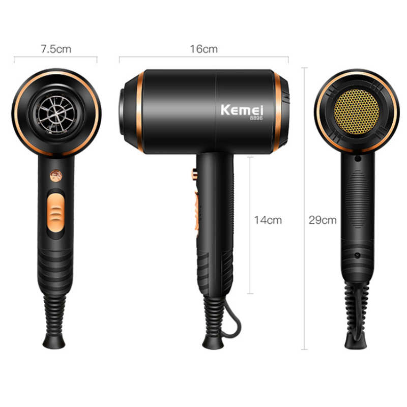 Strong Wind Power Electric Hair Dryer With Overheat Protection System New Hair Drying Machine No Injury Water Ions Hair Blower