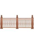 Decorative Bamboo aluminum balcony fence