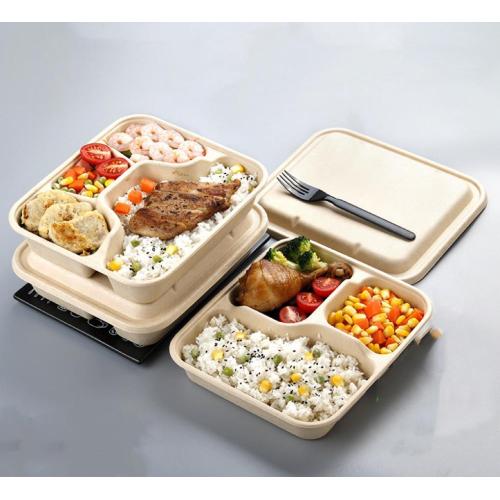 Suppliers for 100% Compostable Sugarcane pulp Lunch Box