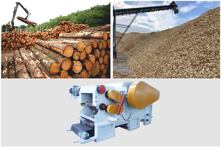 4-8 Ton Per Hour Widen Wood Logs/ Branches/ Boards/Bamboo Chipper