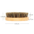 Men's Beard Brush Boar Hair Bristle Beard Brush Round Wood Shaving Comb Face Massage Handmade Mustache Brush Beauty Care