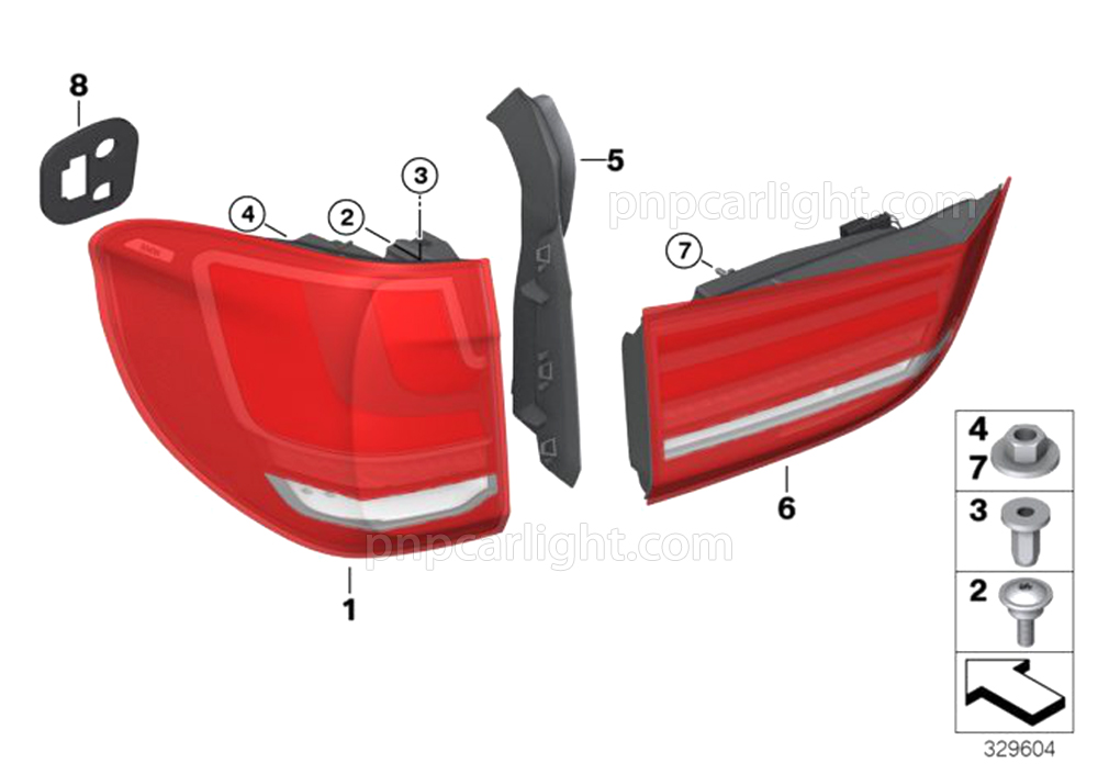 Bmw X5 Tail Light Assembly Replacement
