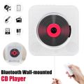 Wall Mounted CD Player Surround Sound FM Radio Bluetooth USB MP3 Disk Portable Music Player Remote Control Stereo Speaker Home