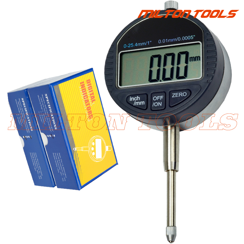 25.4mm digital indicator Digital Dial Indicator 0-25.4mm/1"x0.01mm electronic dial gauge electronic indicator
