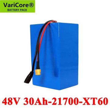 VariCore 48V 30Ah 21700 13S6P Lithium ion battery Scooter Battery 54.2v 30000mah Electric Bike Battery with BMS Protection