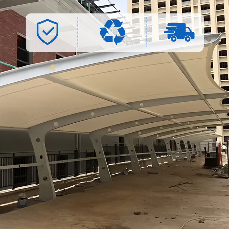 Steel Structure Car Shed