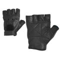 Men's PU Leather Gloves Half Finger fingerless gloves bicycle anti skid fitness workout gym gloves SW55