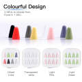 8PCS Silicone Nib Case Nib Cover for Tablet Pencil 1st 2nd Stylus Touchscreen Pen Soft Silicon Replacement Tip Case Cap-Holder