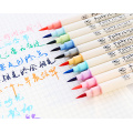 10Colors/set art Marker Pen calligraphy drawing Scrapbooking Crafts Soft Brush Pen Art Marker Pen For Stationery School Supplies