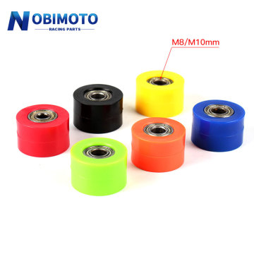 6 Colors 8/10MM Guide Sprockets Bearing Roller Pulley Wheel Tensioner Guide For Pit Dirt Bike Motorcycle Drive Chain