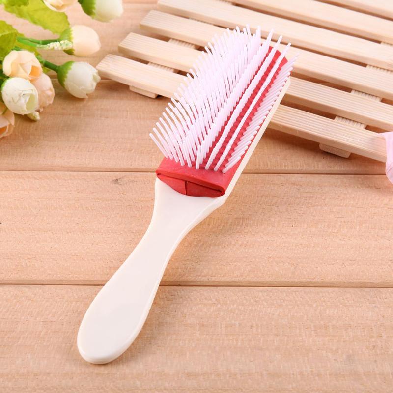 Hot Anti-static 9 Rows Hair Brush Men Oil Comb Hairbrush Hairdressing Scalp Massager Hair Comb Styling Tools